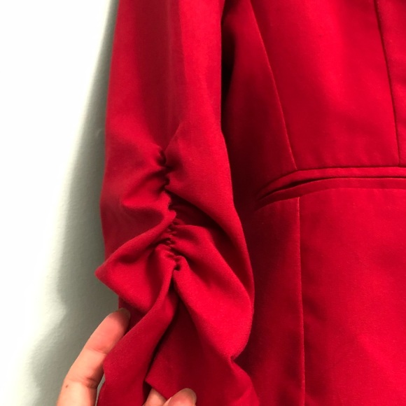Trendy Red Blazer - Picture 2 of 2
